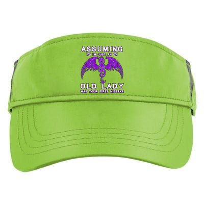 Assuming I'm Just An Old Lady Was Your First Mistake Adult Drive Performance Visor