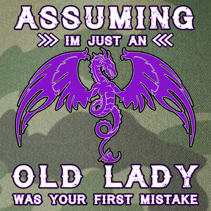 Assuming I'm Just An Old Lady Was Your First Mistake Legacy Tie Dye Trucker Hat