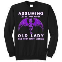 Assuming I'm Just An Old Lady Was Your First Mistake Sweatshirt