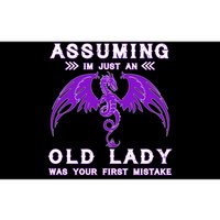 Assuming I'm Just An Old Lady Was Your First Mistake Bumper Sticker