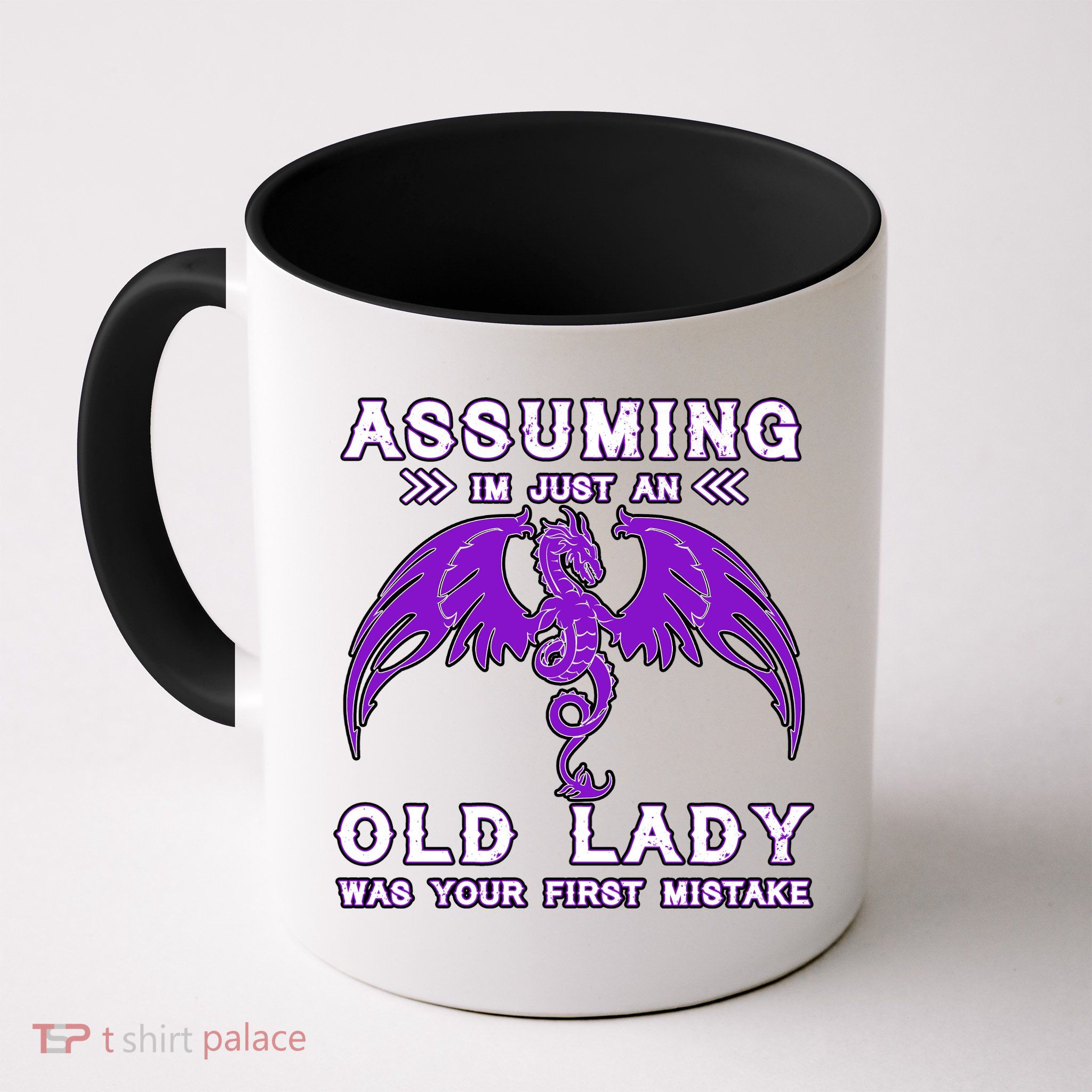 Assuming I'm Just An Old Lady Was Your First Mistake Mug