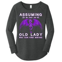 Assuming I'm Just An Old Lady Was Your First Mistake Women's Perfect Tri Tunic Long Sleeve Shirt