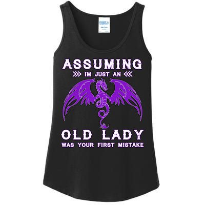 Assuming I'm Just An Old Lady Was Your First Mistake Ladies Essential Tank