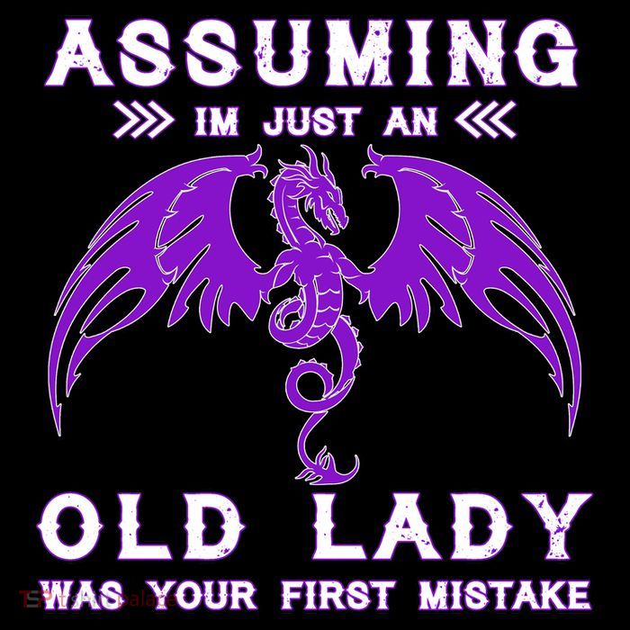 Assuming I'm Just An Old Lady Was Your First Mistake Poster