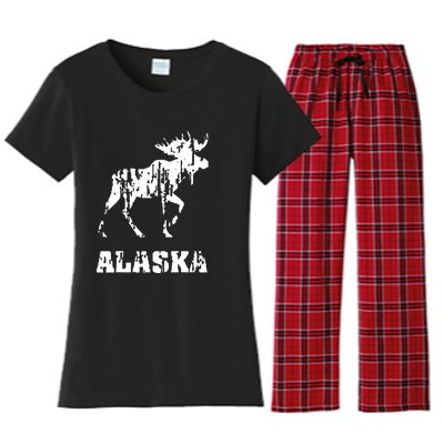 Alaska State The Last Frontier Alaska Home Women's Flannel Pajama Set