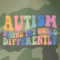Autism Seeing The World Differently Groovy Legacy Tie Dye Trucker Hat
