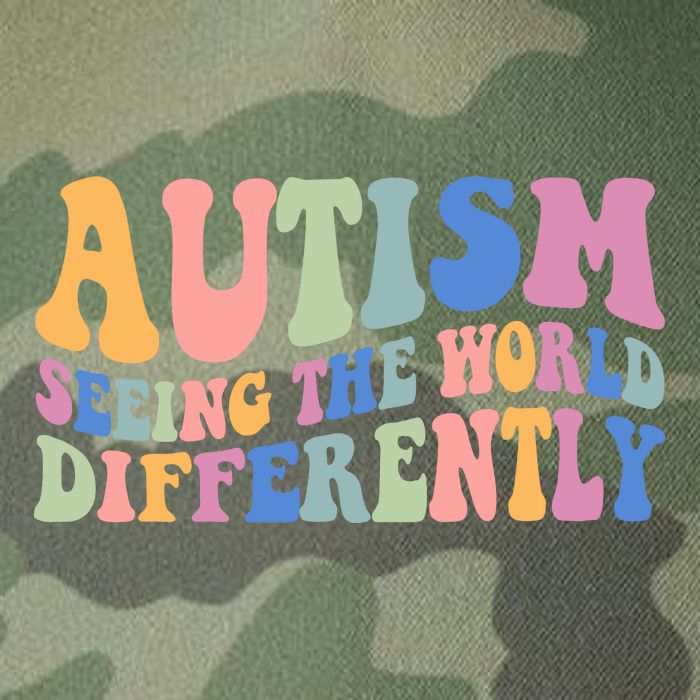 Autism Seeing The World Differently Groovy Legacy Tie Dye Trucker Hat