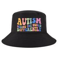 Autism Seeing The World Differently Groovy Cool Comfort Performance Bucket Hat