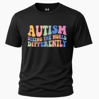 Autism Seeing The World Differently Groovy Performance Shirt
