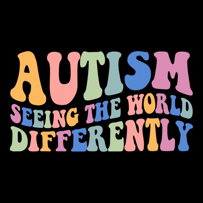 Autism Seeing The World Differently Groovy Performance Shirt