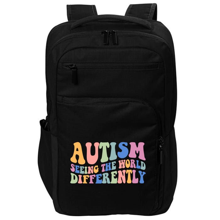 Autism Seeing The World Differently Groovy Impact Tech Backpack