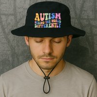 Autism Seeing The World Differently Groovy Bucket Hat
