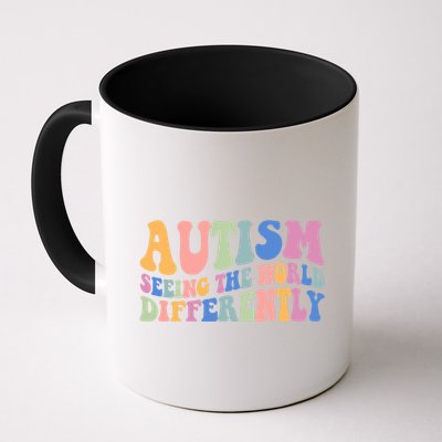 Autism Seeing The World Differently Groovy Mug