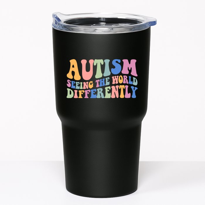 Autism Seeing The World Differently Groovy Tumbler