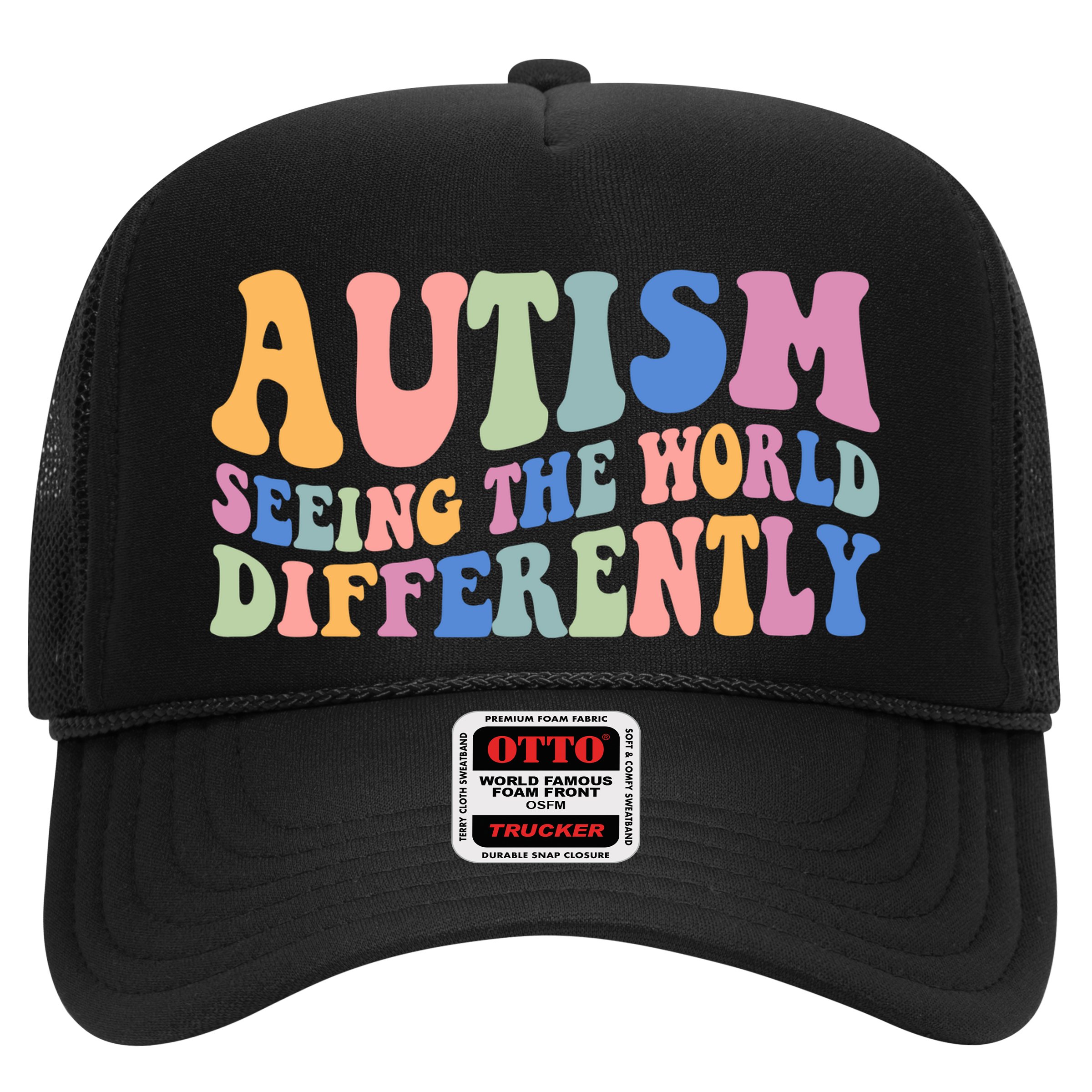 Autism Seeing The World Differently Groovy Hat