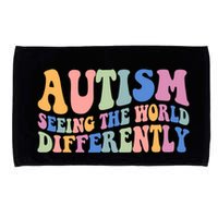 Autism Seeing The World Differently Groovy Microfiber Hand Towel