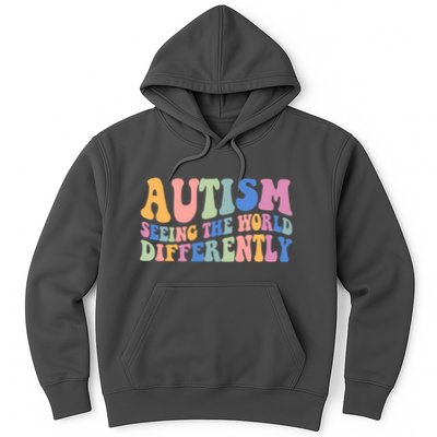 Autism Seeing The World Differently Groovy Hoodie