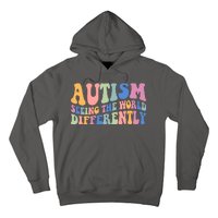 Autism Seeing The World Differently Groovy Hoodie