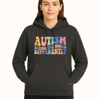 Autism Seeing The World Differently Groovy Hoodie