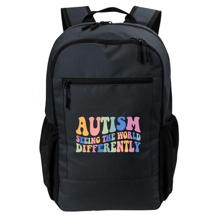Autism Seeing The World Differently Groovy Daily Commute Backpack