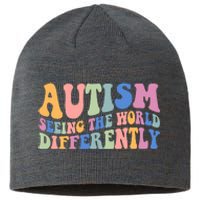 Autism Seeing The World Differently Groovy Sustainable Beanie