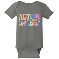 Autism Seeing The World Differently Groovy Baby Bodysuit
