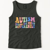 Autism Seeing The World Differently Groovy Tank Top