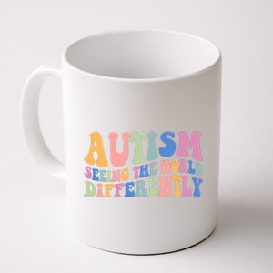 Autism Seeing The World Differently Groovy Coffee Mug