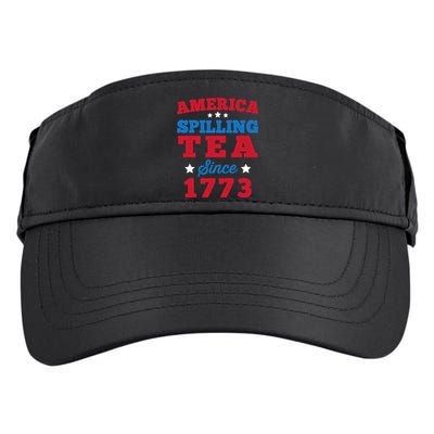 AMERICA Spilling Tea Since 1773 Boston Party Funny 4th July Adult Drive Performance Visor