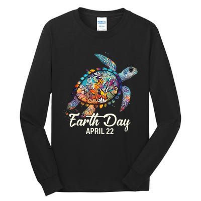 Art Save The Planet Tall Long Sleeve T-Shirt