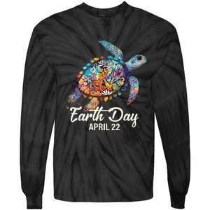 Art Save The Planet Tie-Dye Long Sleeve Shirt