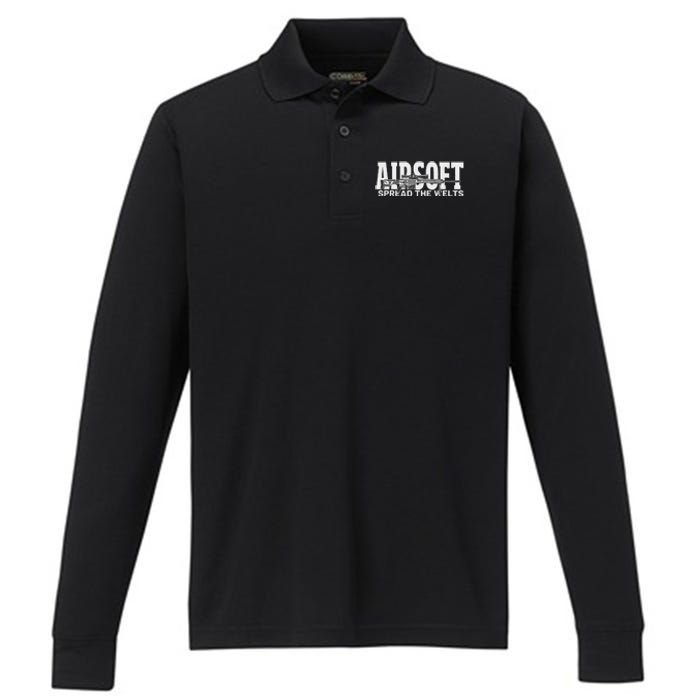 Airsoft Spread The Welts Performance Long Sleeve Polo