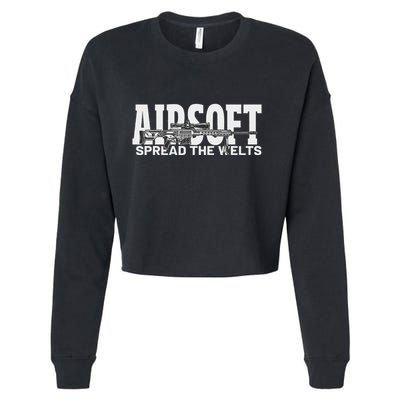 Airsoft Spread The Welts Cropped Pullover Crew