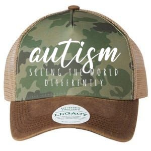 Autism Seeing The World Differently Legacy Tie Dye Trucker Hat