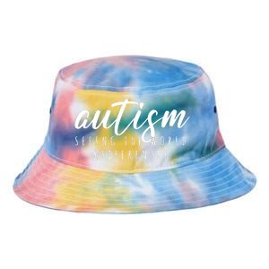 Autism Seeing The World Differently Tie Dye Newport Bucket Hat