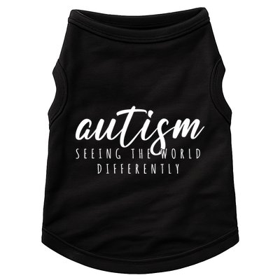 Autism Seeing The World Differently Doggie Tank