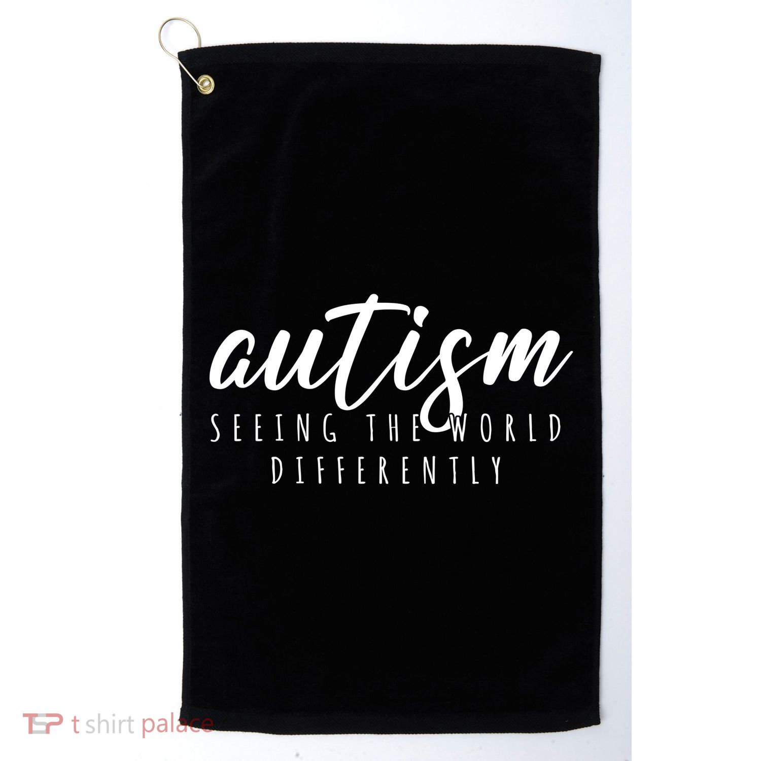 Autism Seeing The World Differently Golf Towel