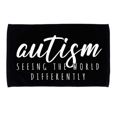 Autism Seeing The World Differently Microfiber Hand Towel