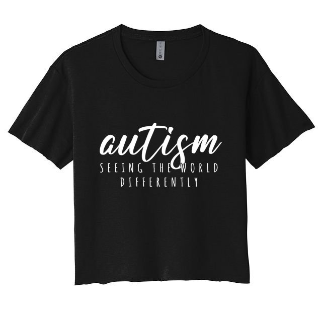 Autism Seeing The World Differently Crop Top