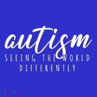 Autism Seeing The World Differently Pom Pom 12in Knit Beanie