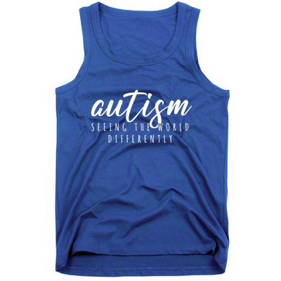 Autism Seeing The World Differently Tank Top