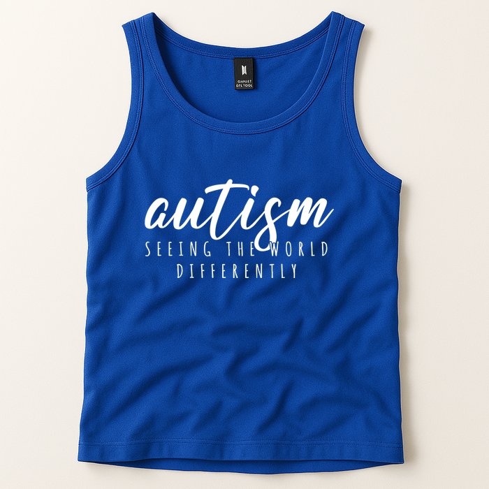 Autism Seeing The World Differently Tank Top