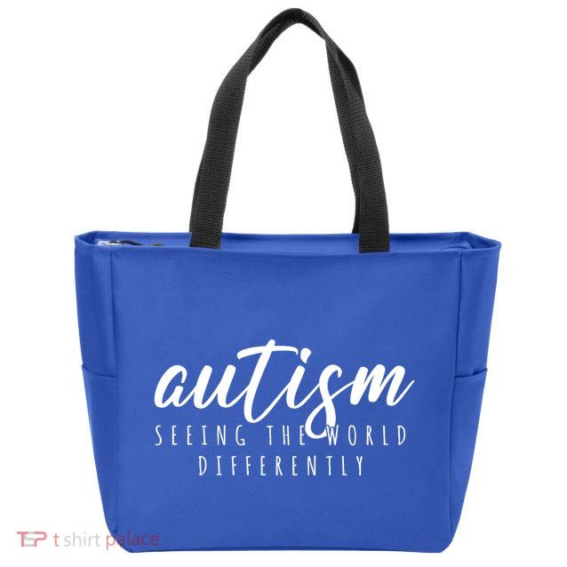 Autism Seeing The World Differently Zip Tote Bag