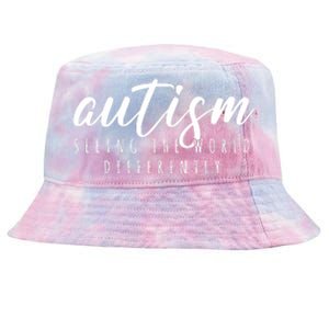 Autism Seeing The World Differently Tie-Dyed Bucket Hat