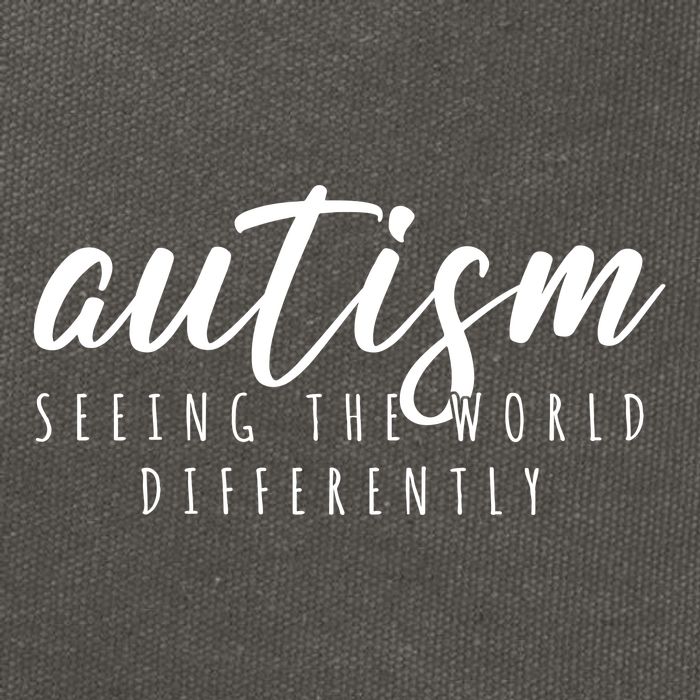 Autism Seeing The World Differently Cotton Canvas Backpack