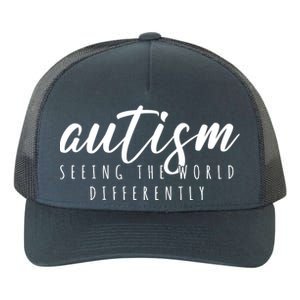 Autism Seeing The World Differently Yupoong Adult 5-Panel Trucker Hat