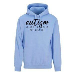 Autism Seeing The World Differently Unisex Surf Hoodie