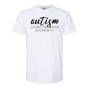 Autism Seeing The World Differently Softstyle CVC T-Shirt