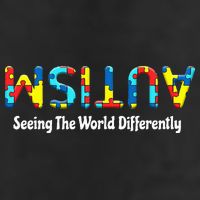 Autism Seeing The World Differently Upside Autism Awareness Adult Drive Performance Visor
