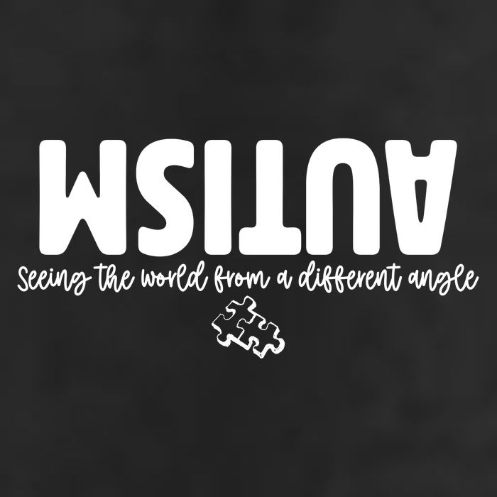 Autism Seeing The World From A Different Angle Garment-Dyed Heavyweight T-Shirt